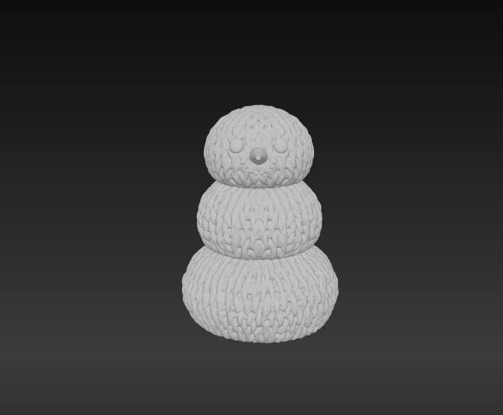 Miniatura 2 do modelo 3D Modern Snowmen