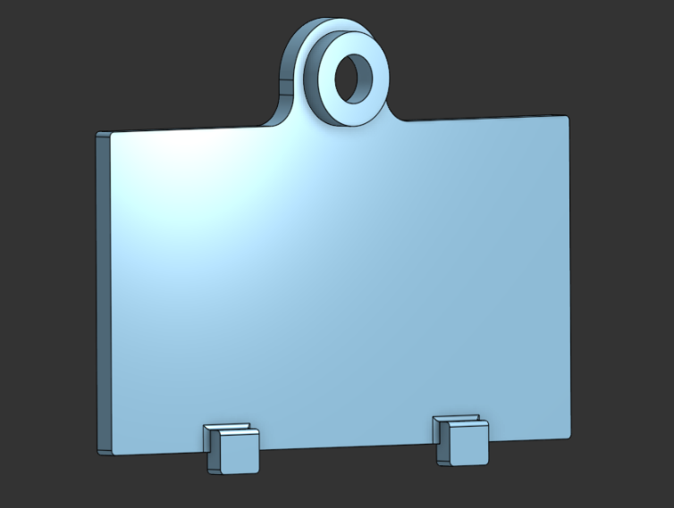 Replacement Battery Door for Nickelodeon Time Blaster Alarm Clock