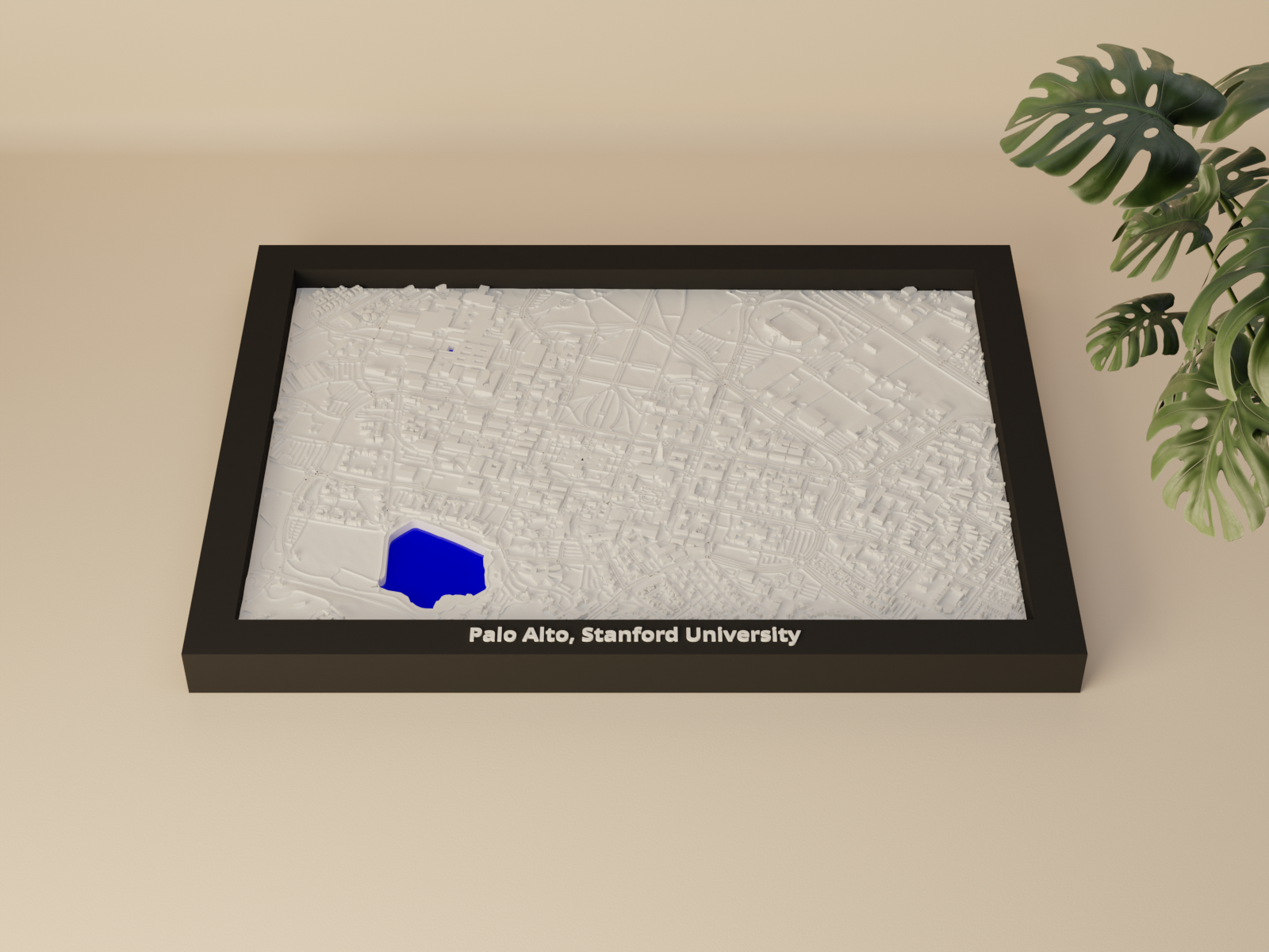 Palo Alto, Stanford University, United States - 3D Miniature