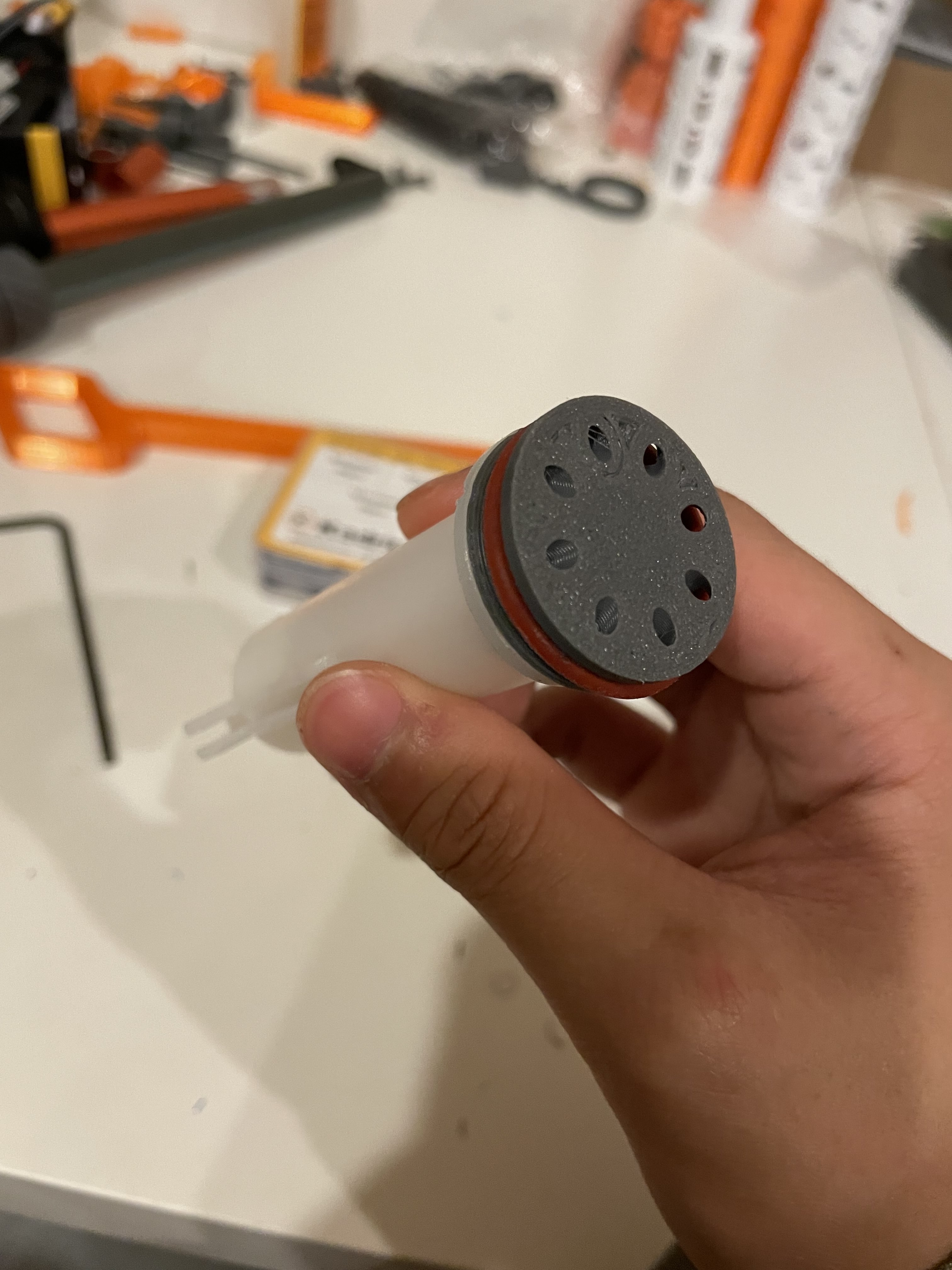 BK1S prototype speedseal plunger head