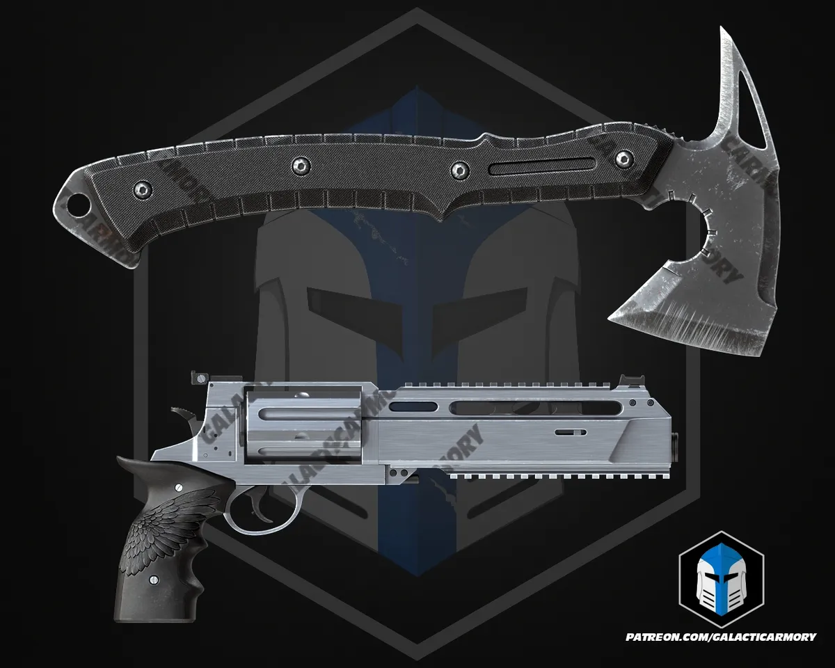 RE9 Requiem Magnum and Hatchet - 3D Print Files by Galactic Armory
