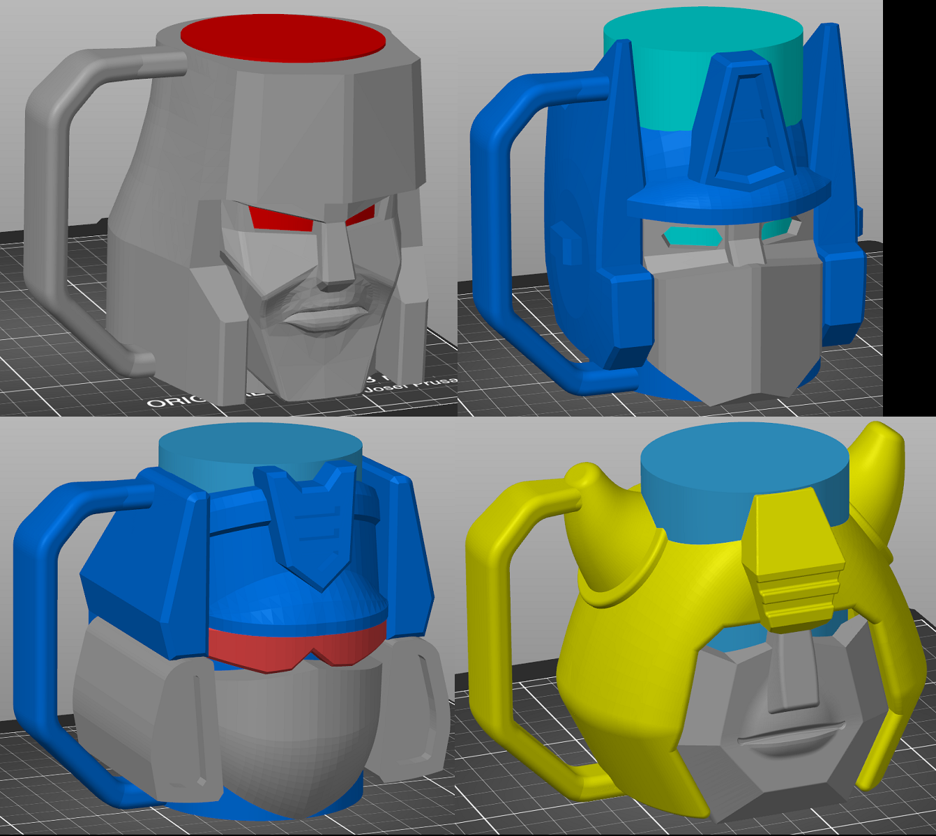 The Transformers Robot Head Can Coozies