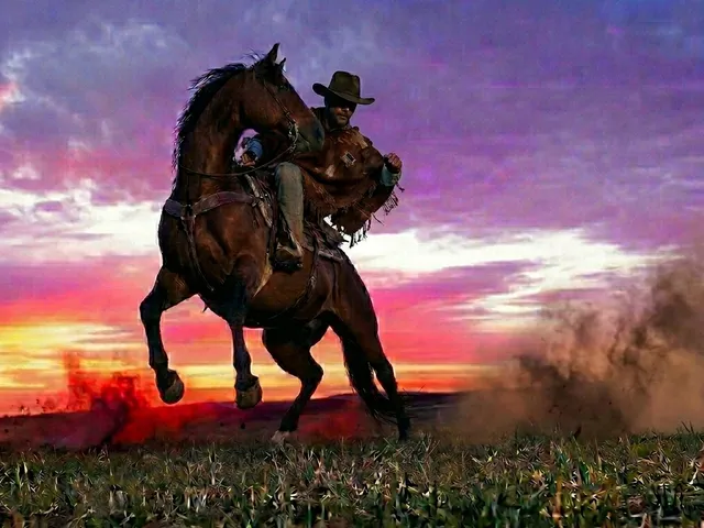 cowboy on horse 2