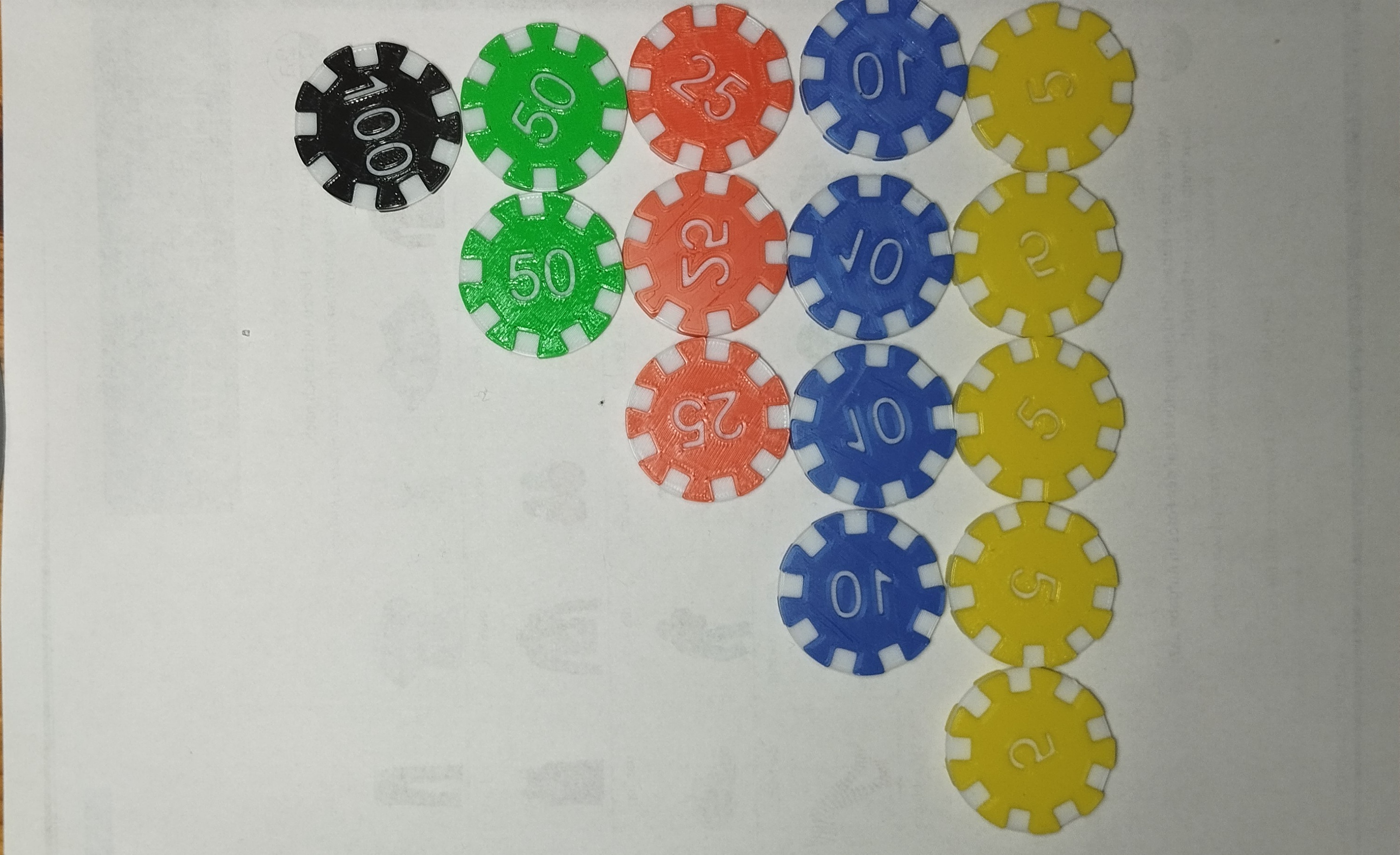 poker game discs