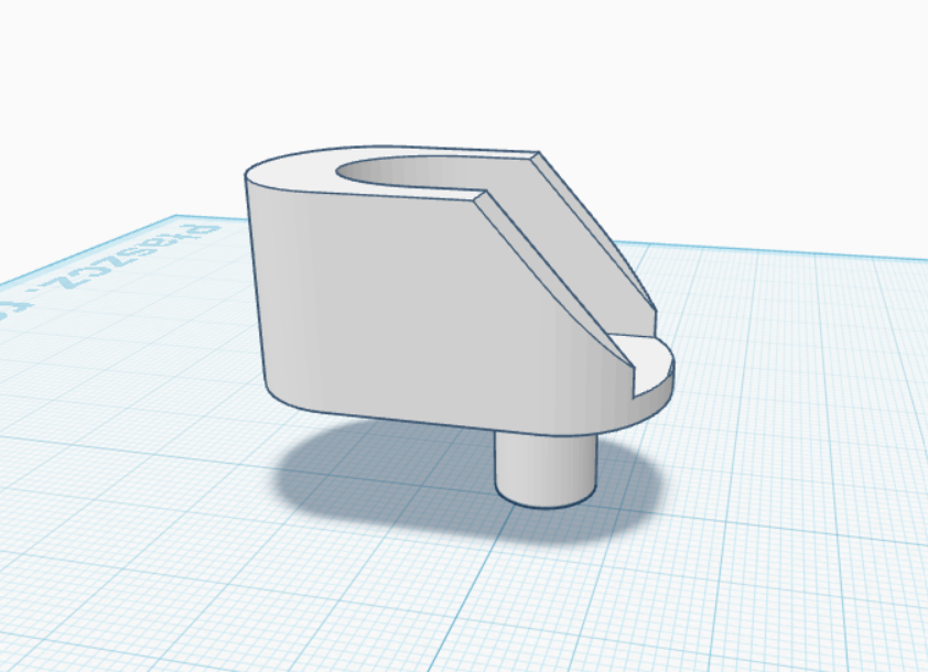 Closet Rod Holder / Wardrobe Hanging Rail Bracket