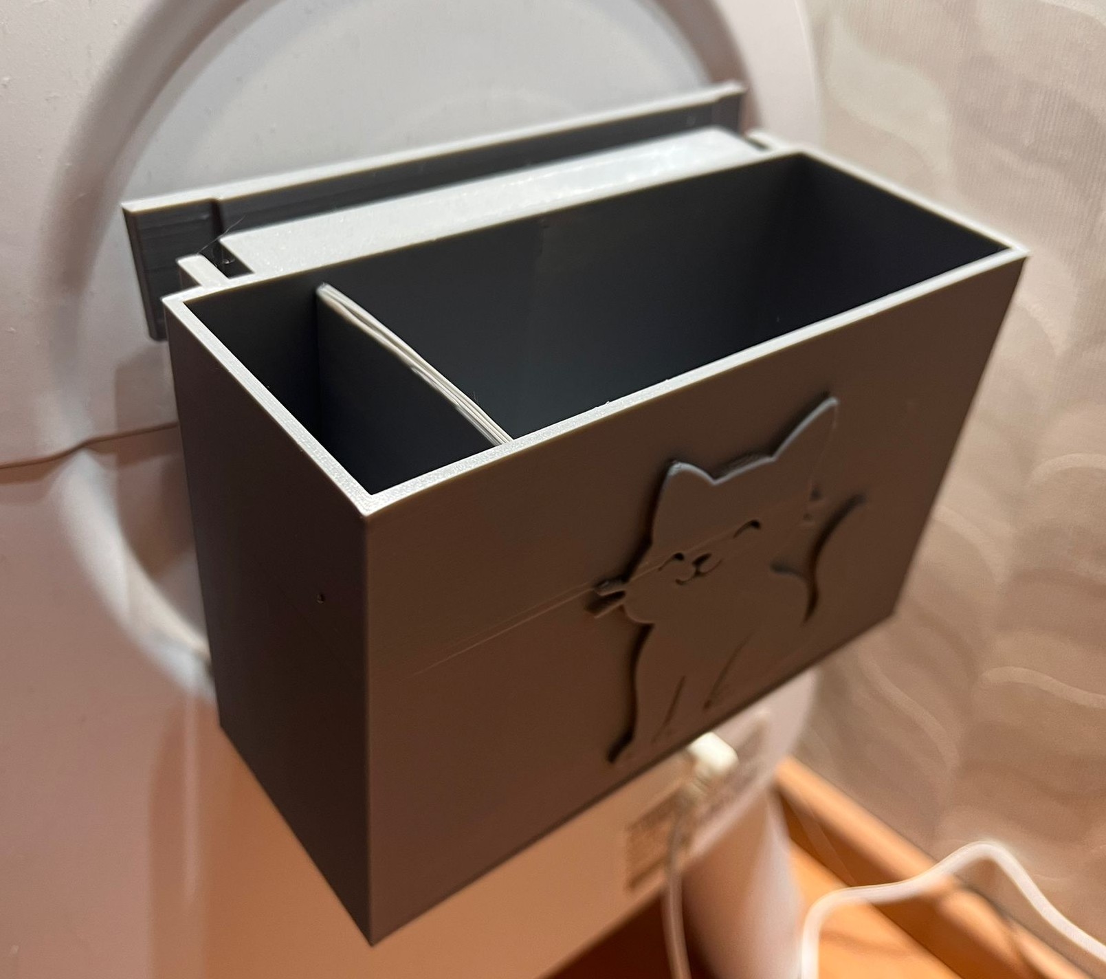 Accessory box for cat litter box