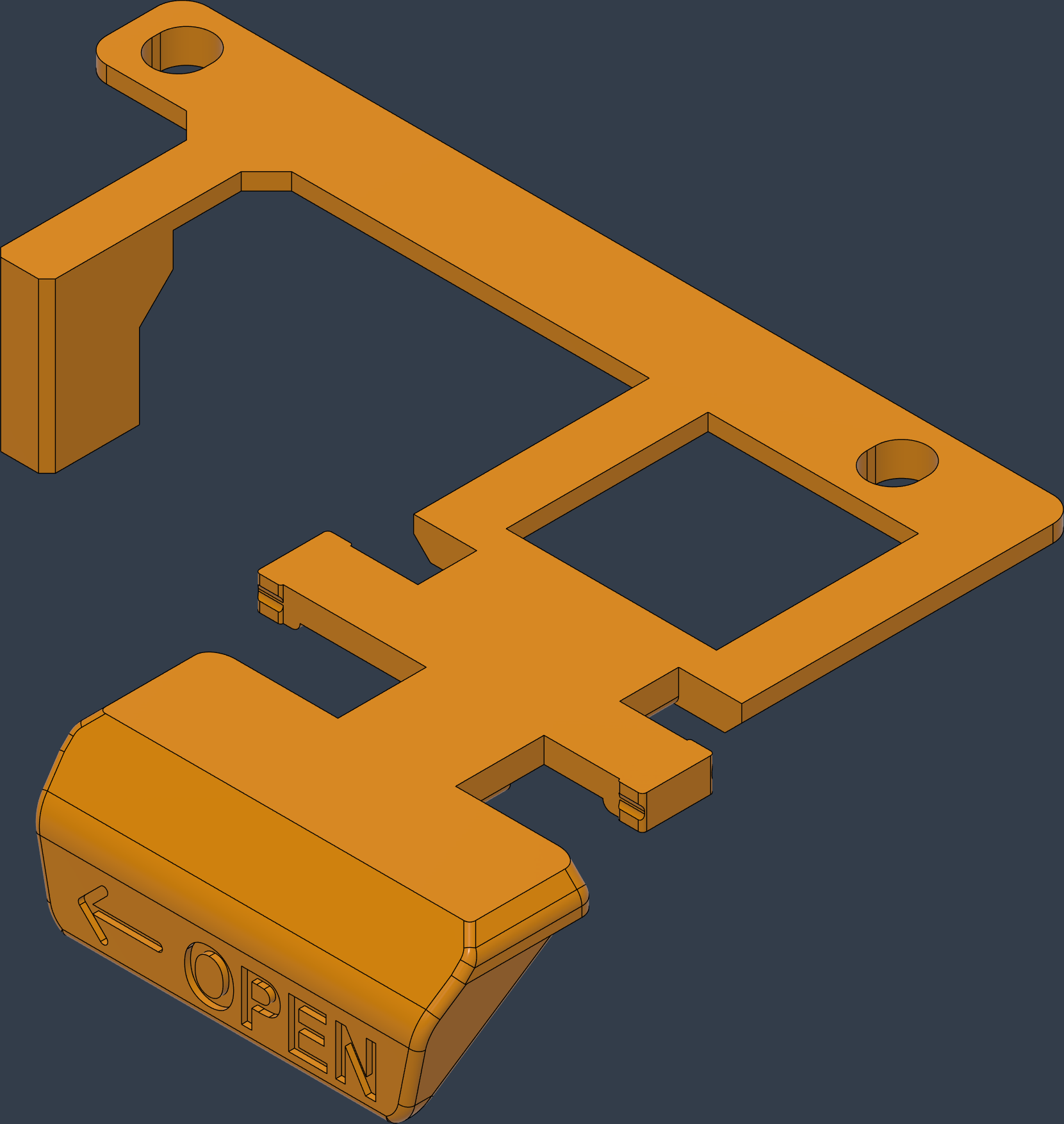 Combined Magnetic Top Cover Handle with Core ONE+ Ventilation Slide