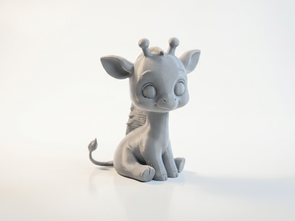 Cute Giraffe Figurine Chibi Animal 3D Printable