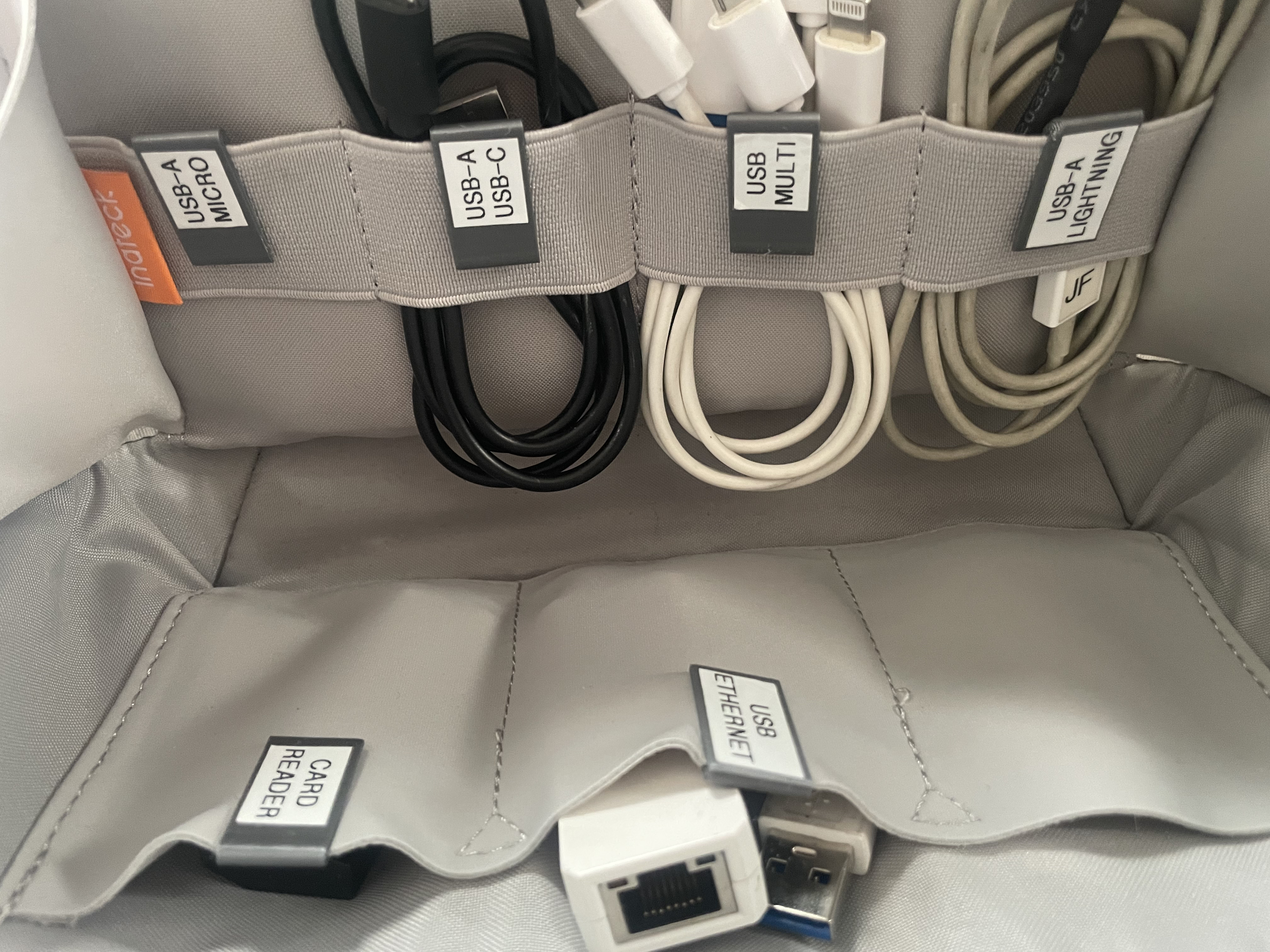 Fabric Label Clip - Cable and Misc Storage Organization