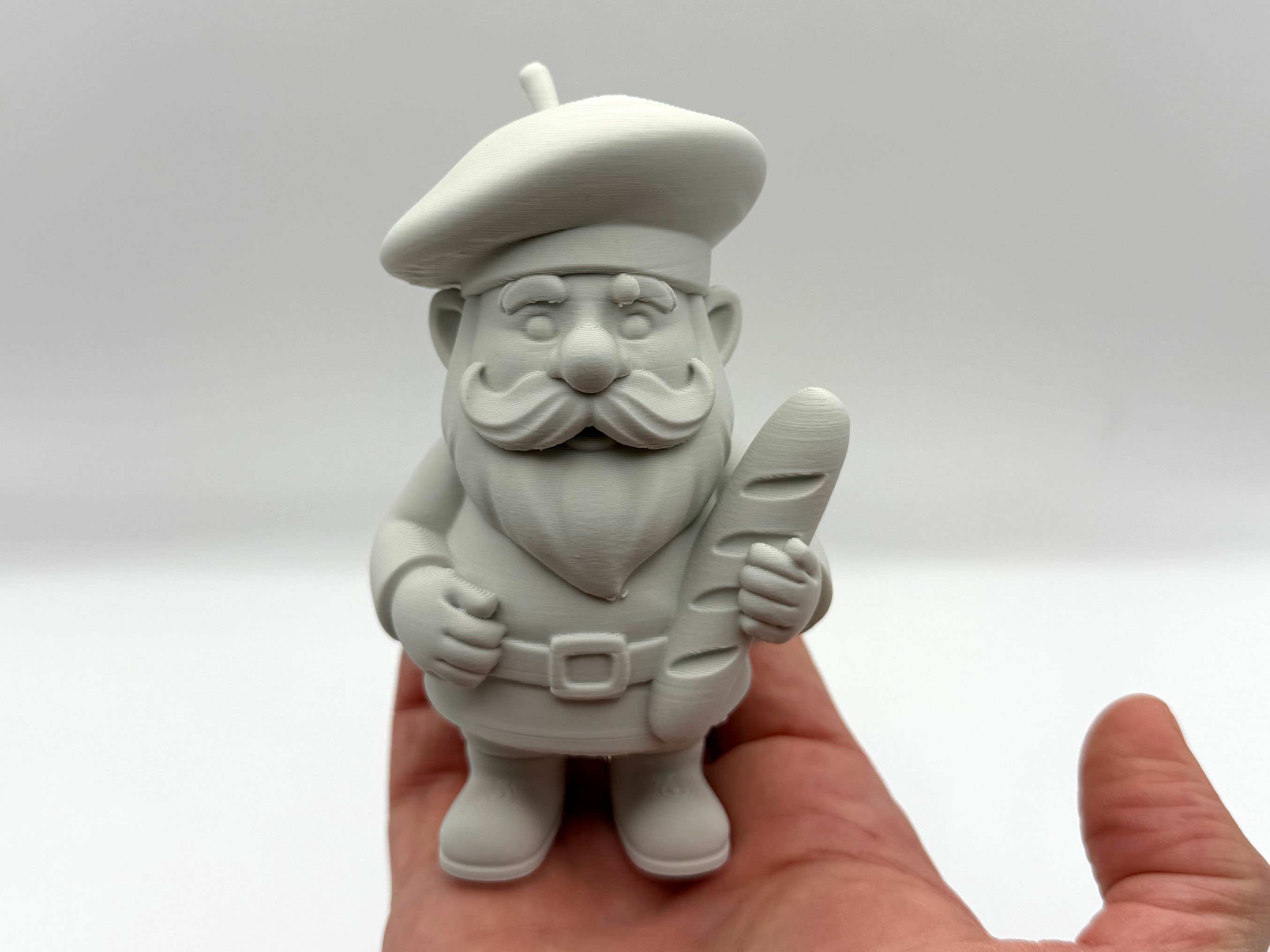 Baguette Garden Gnome 3D model by Stigern