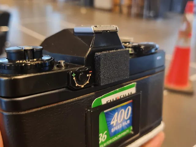Viewfinder cover for minolta xd-s
