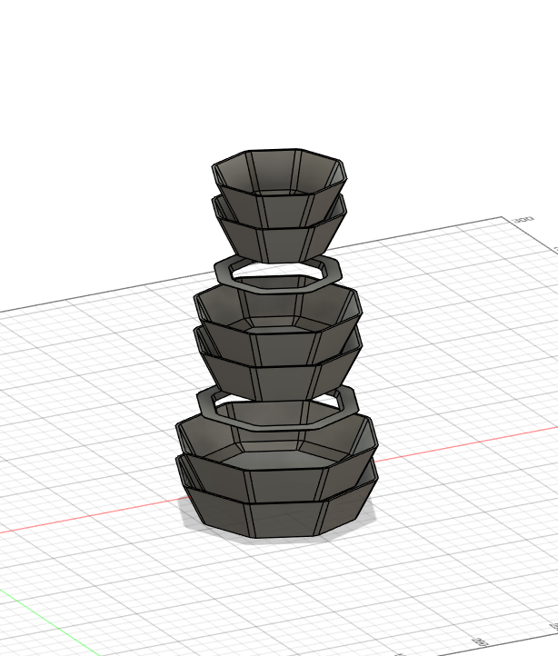 Miniatura 5 do modelo 3D Board game stackable token tray (3 sizes)