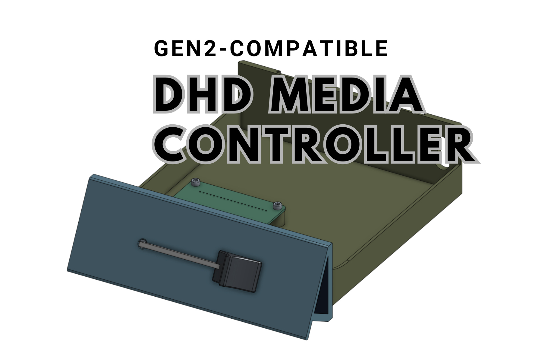 DHD v1 — Media control drawer for GEN2 system