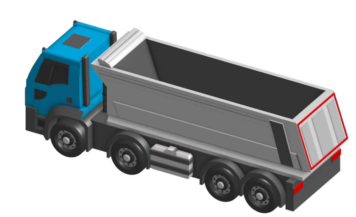 DUMP TRUCK MODEL 3D model