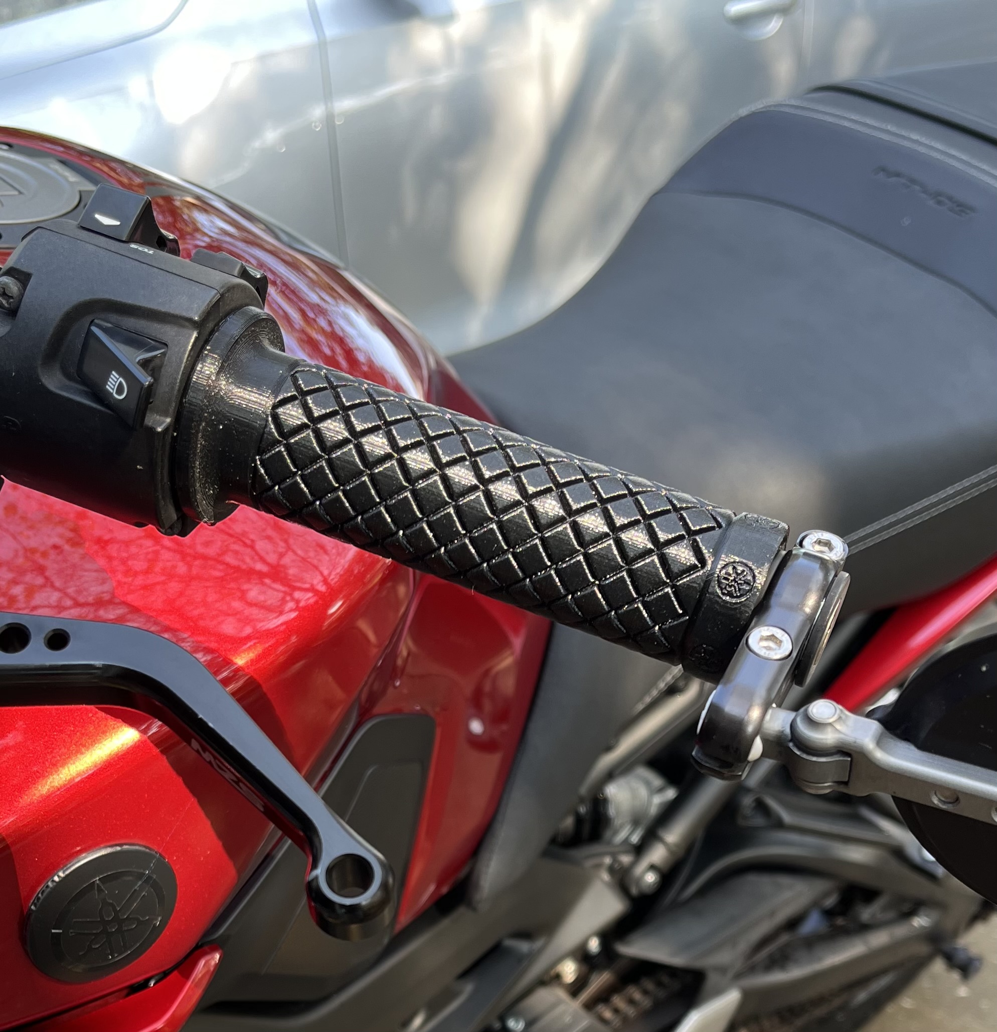Parametric TPU Motorcycle or Bicycle Grip