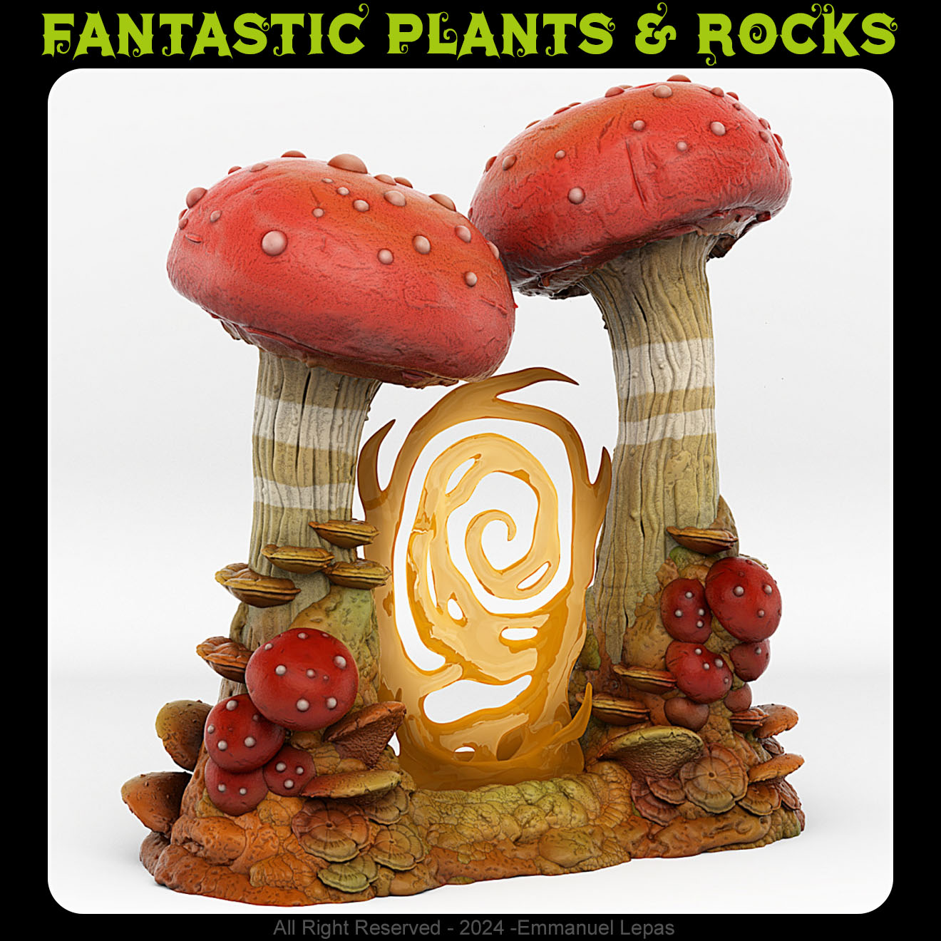 Mushrooms Portal With Its Undergrowth Effect