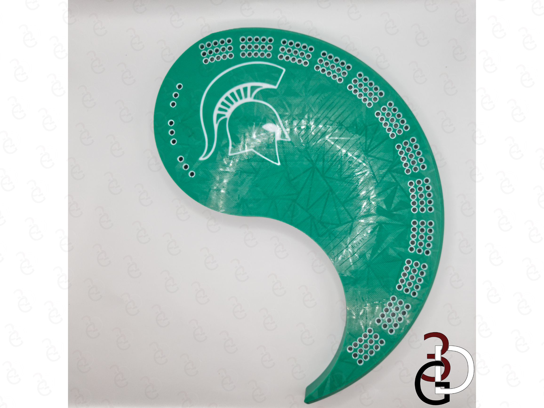 Yin Yang Cribbage Board - Michigan State University