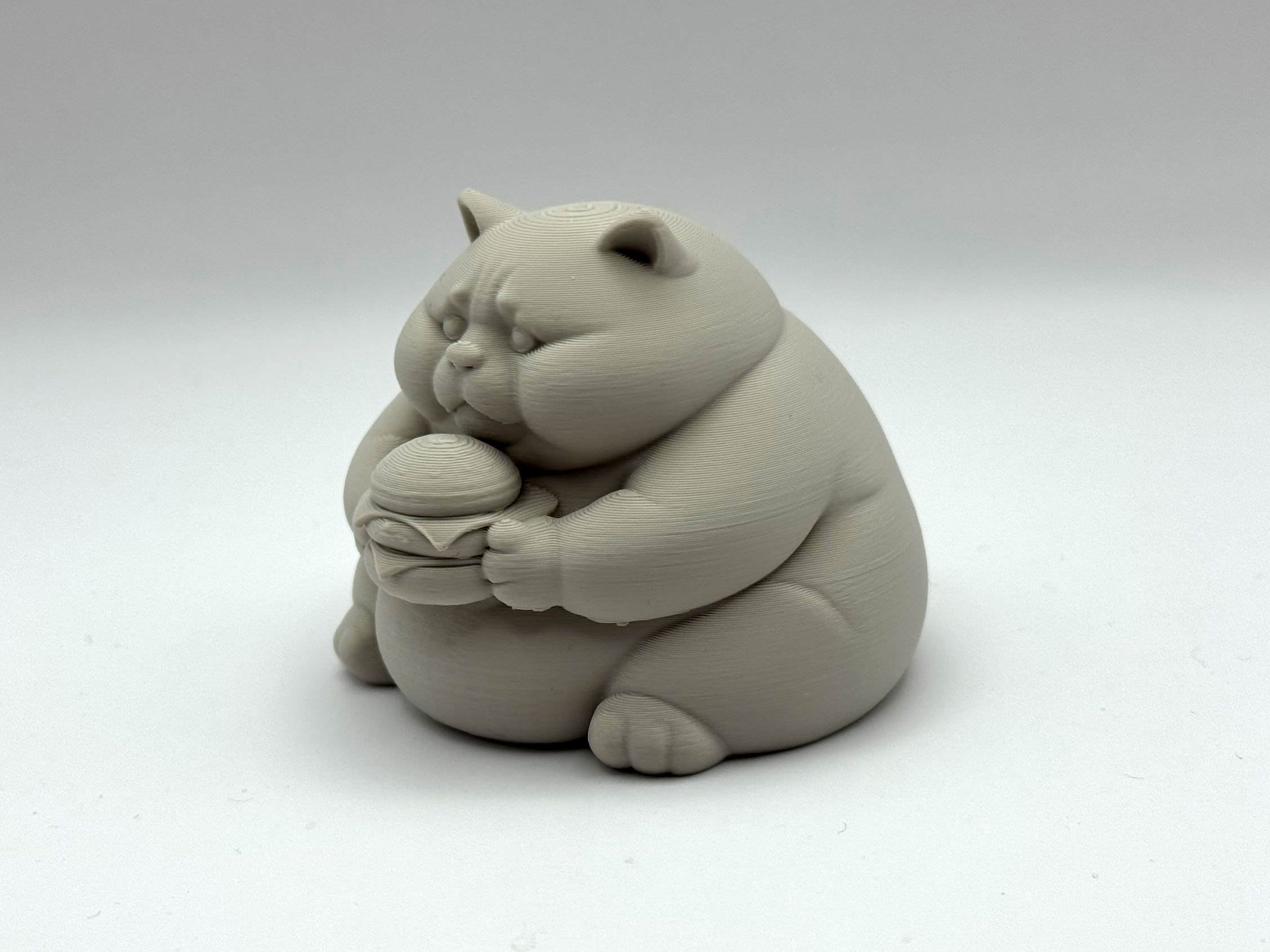 Miniatura 4 do modelo 3D Chonk Burger Cat