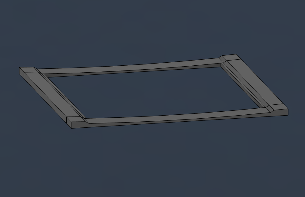 Ford Transit Roof Vent Adapter 3D model