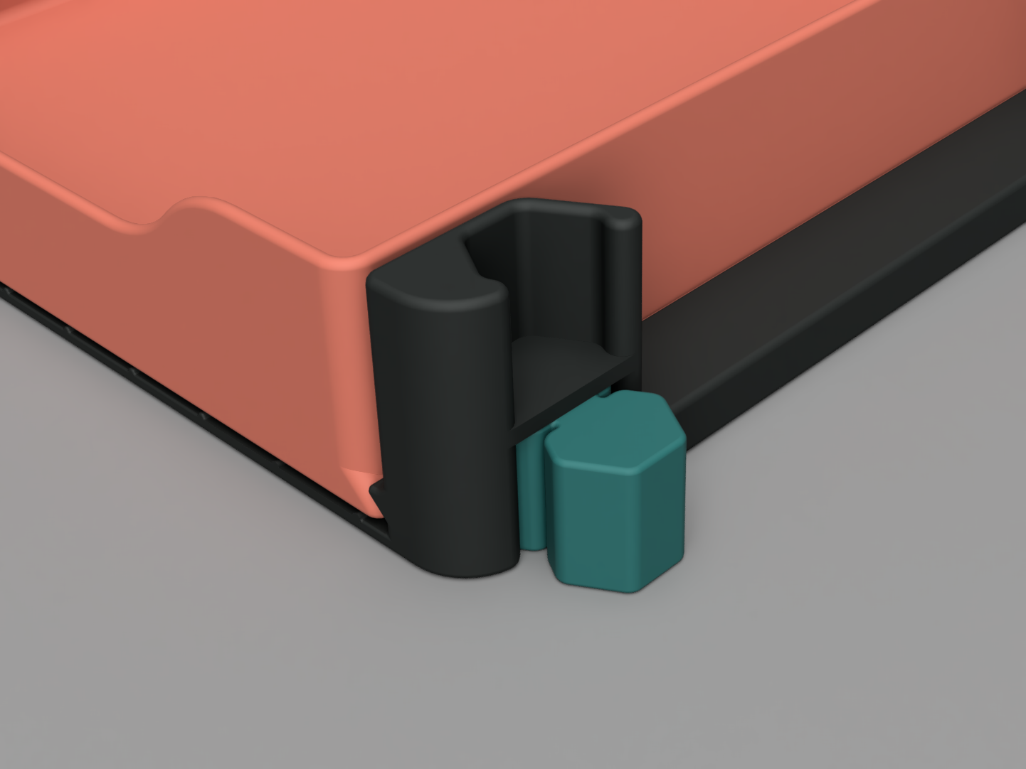 Boxes connection (Versatile Stackable Storage Box System)
