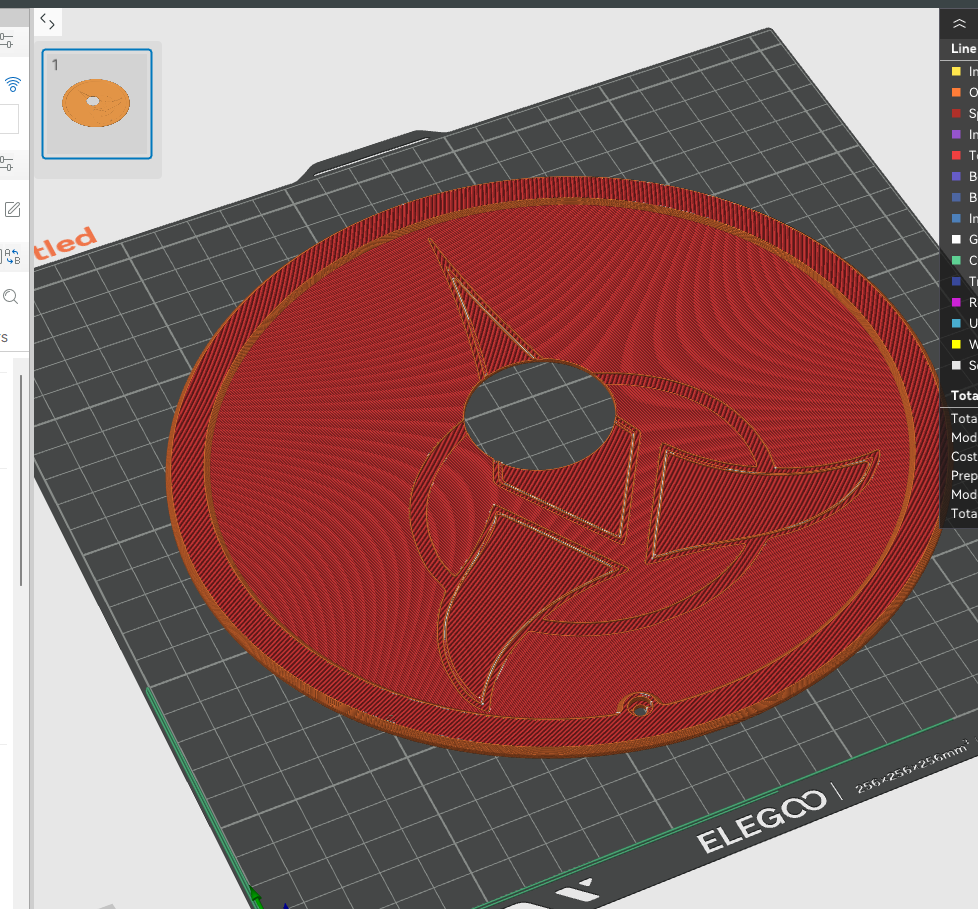 Elegoo Centauri Carbon Spool Guard - Klingon Themed