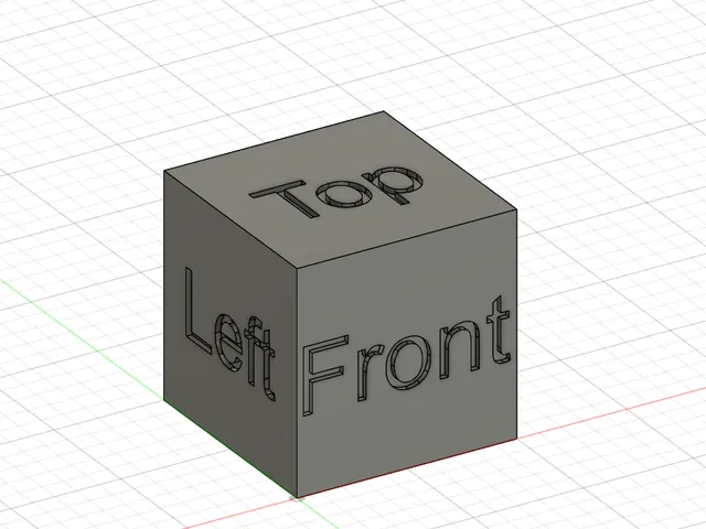 1x1 inch Test cube