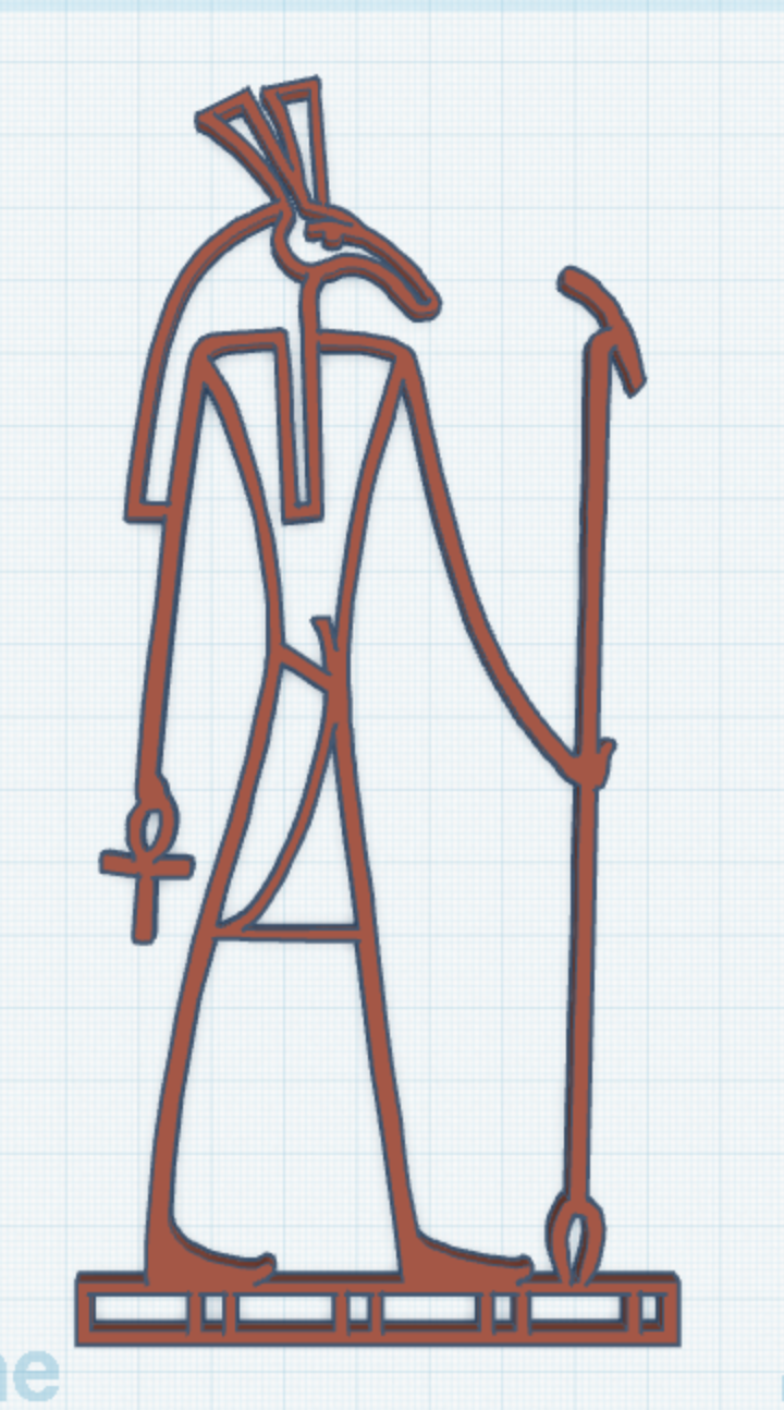 Set, the Egyptian god of evil, chaos, and sandstorms