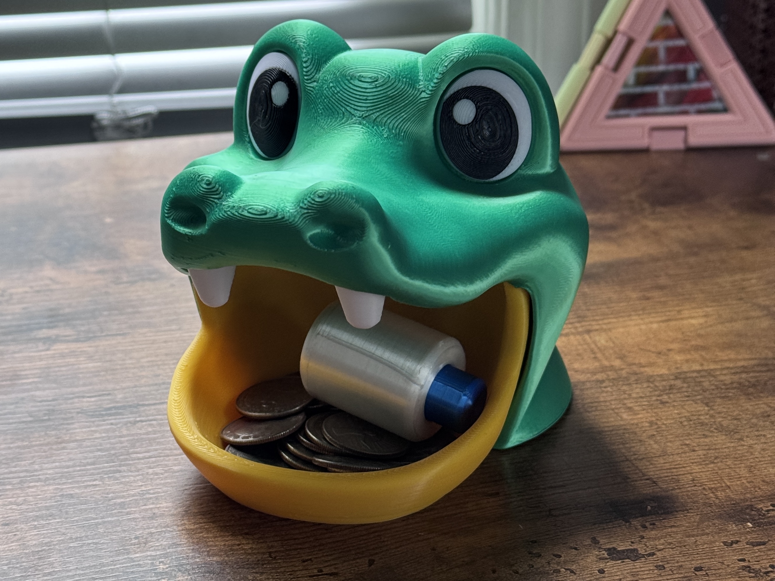 Gator Gulp Decorative Catch All Dish Bowl