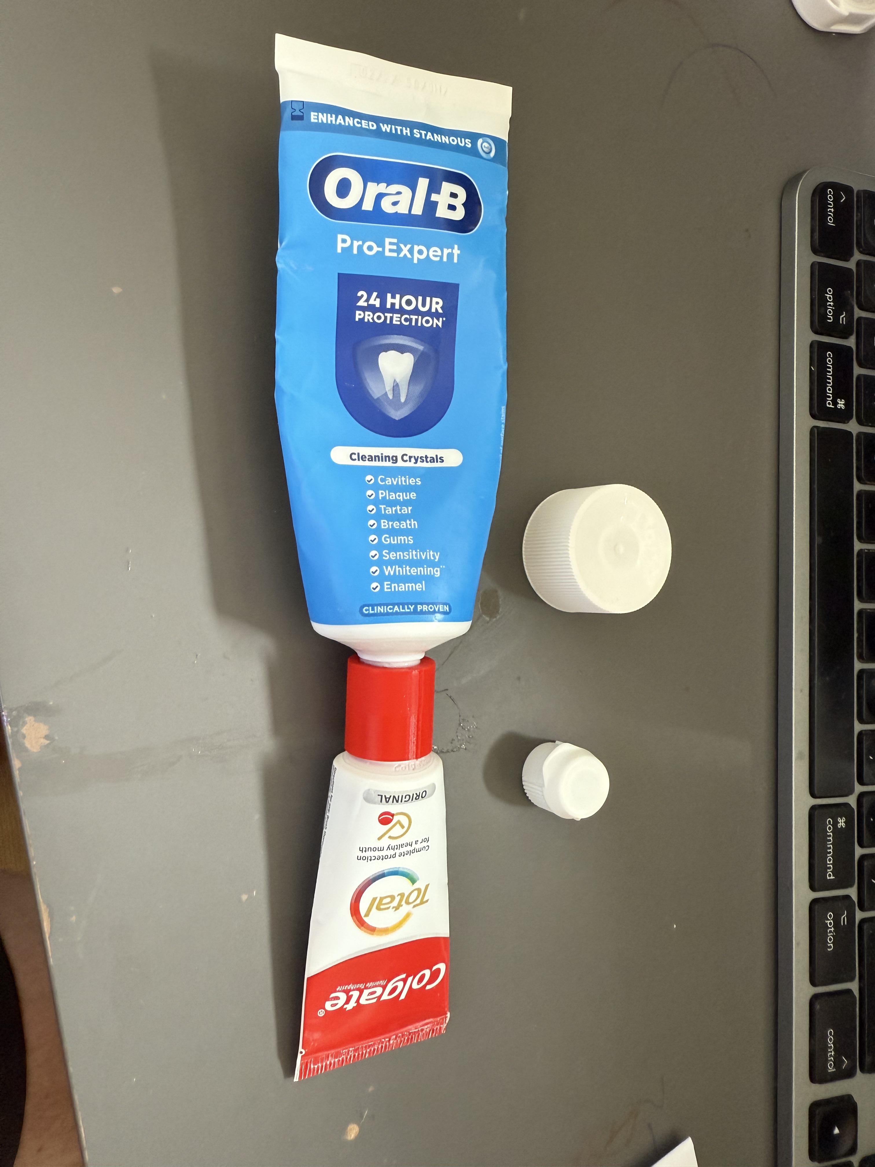 Oral-B to Colgate Toothpaste adapter