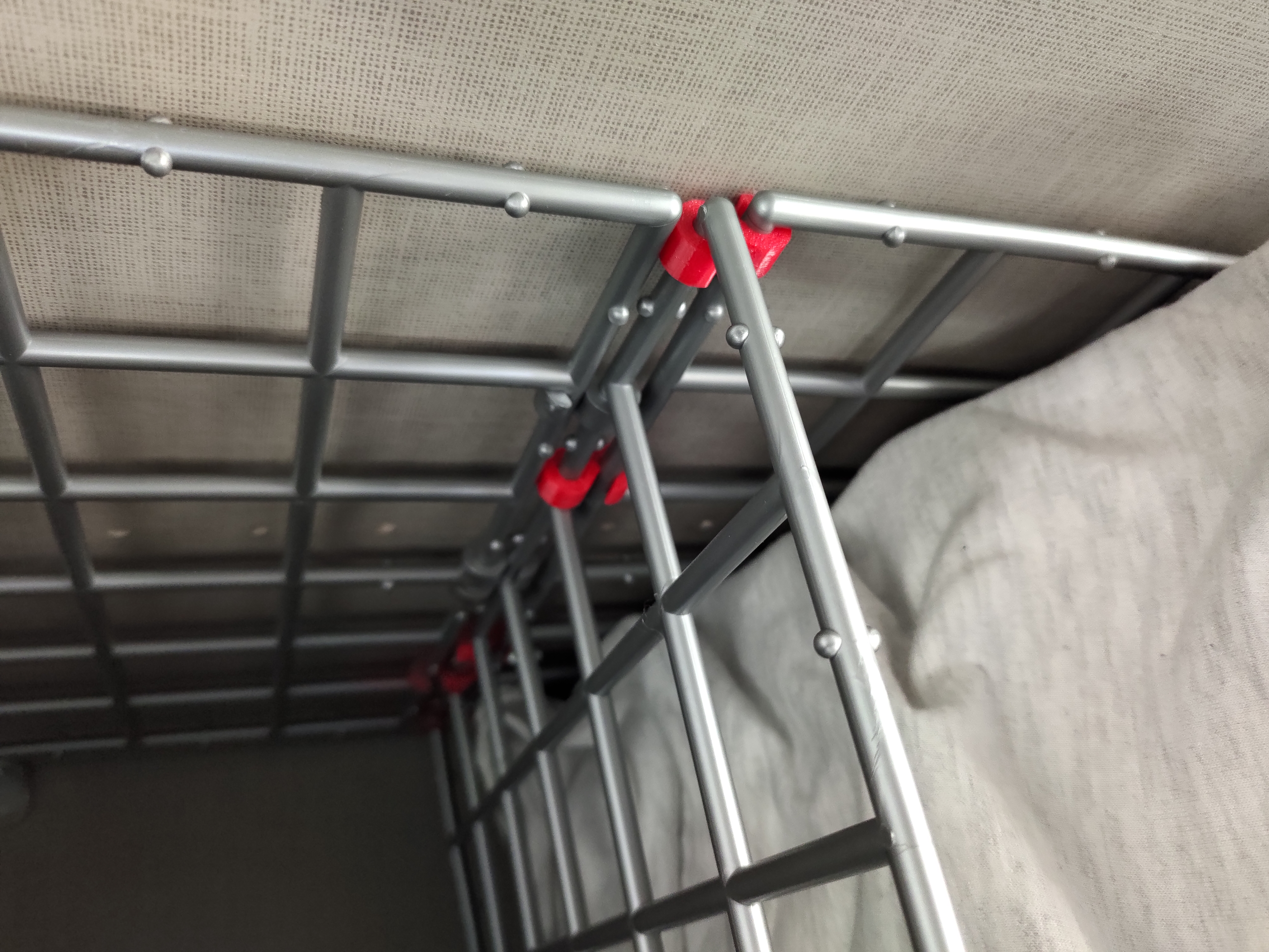 Hook connector for hanging closet organizer