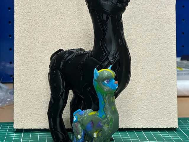 Mini Robo Alpaca with CYMKW #ColorMix for INDX