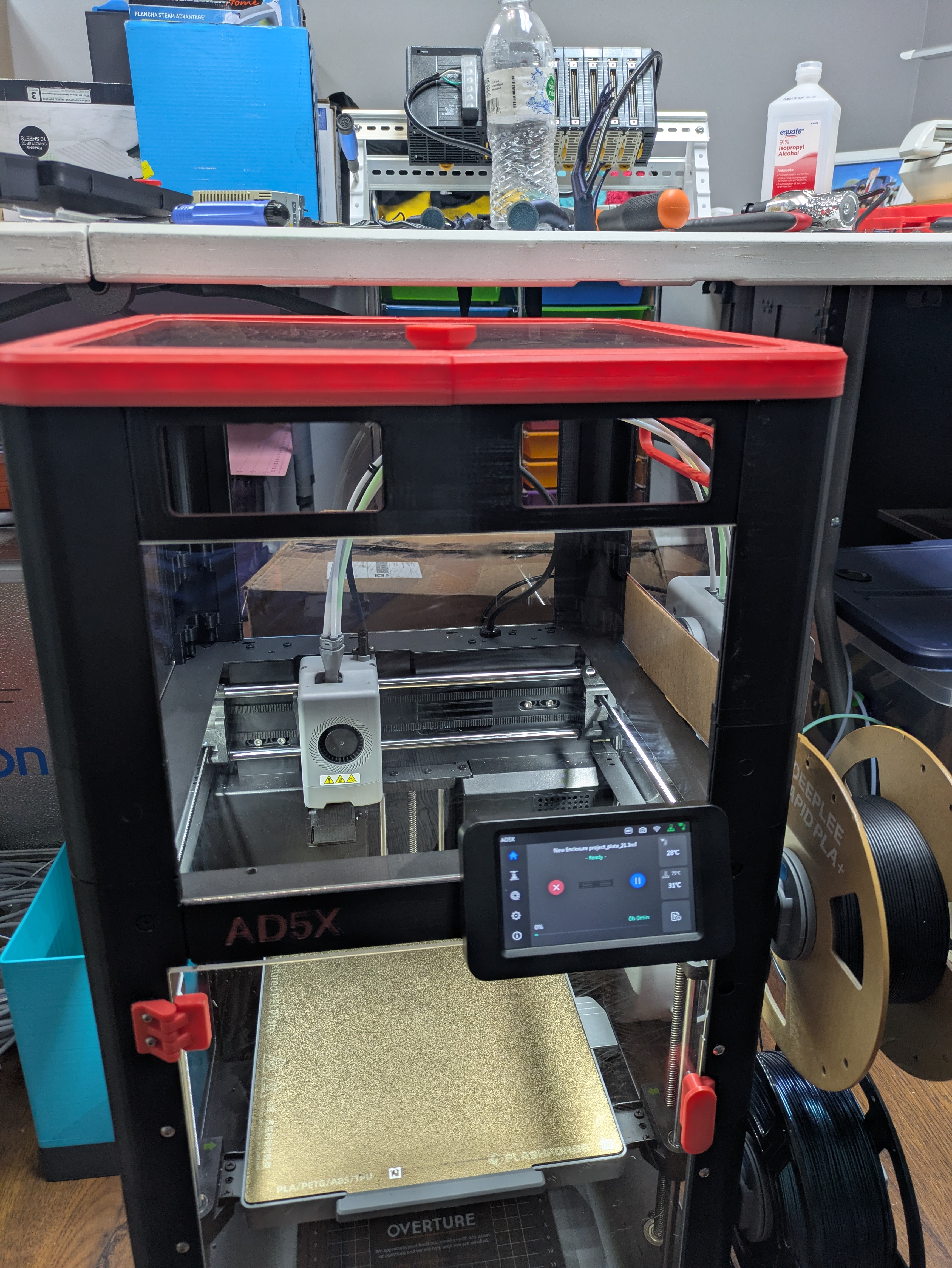 Flashforge AD5X enclosure panel spacer
