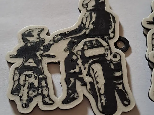 Father and son bikers