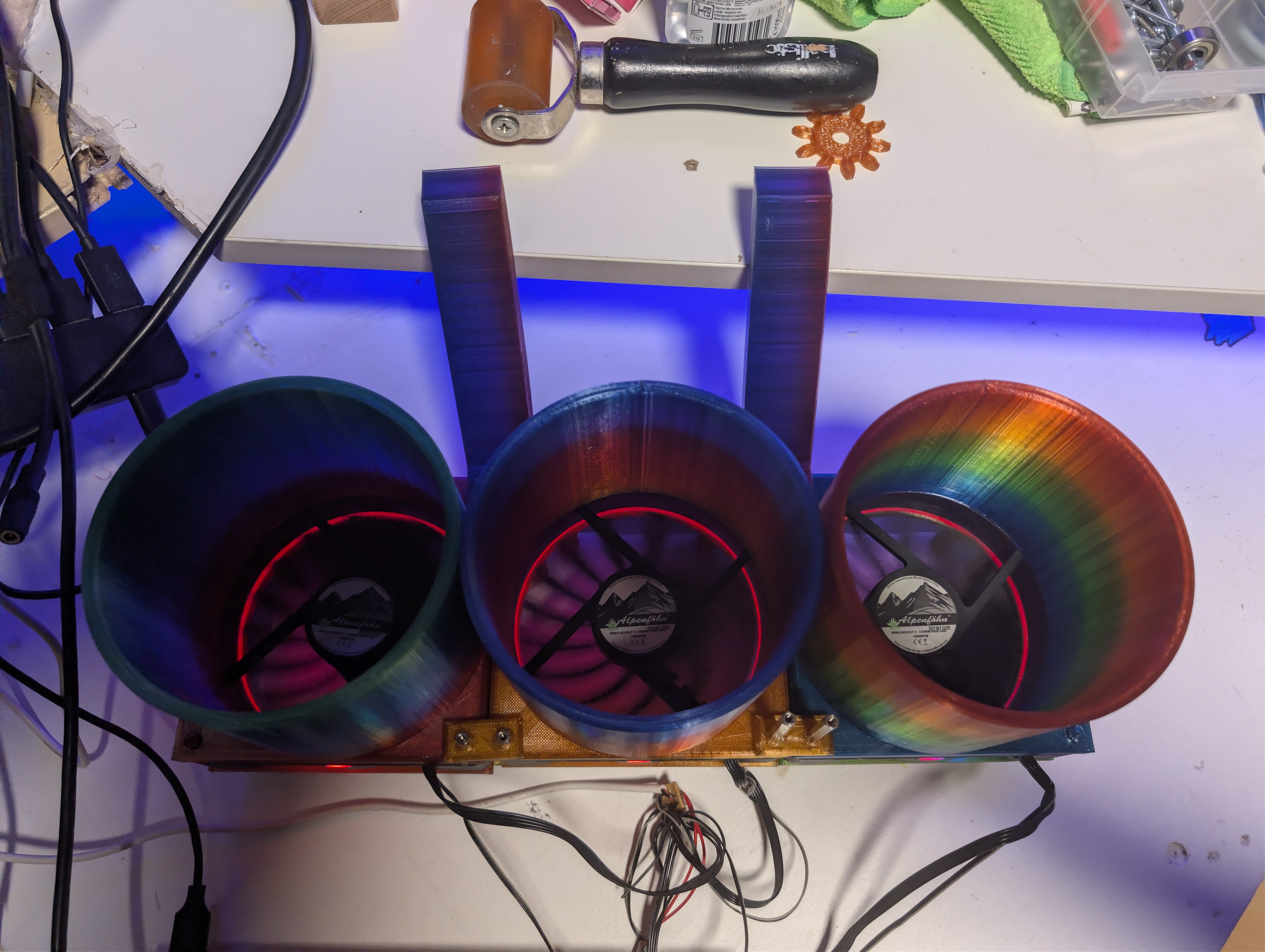 Notebook, Laptopcooler with 3x120mm radiator