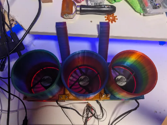 Notebook, Laptopcooler with 3x120mm radiator