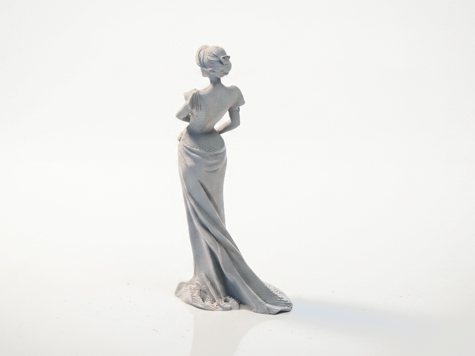 Elegant Lady Figurine Female Figure 3D Printable