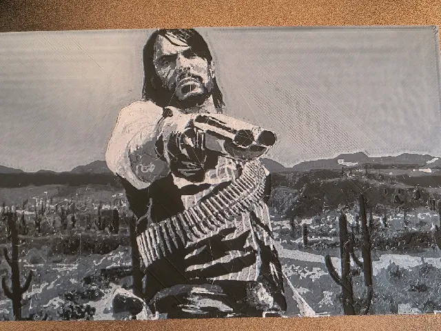 HueForge of John Marston - Red Dead Redemption 2