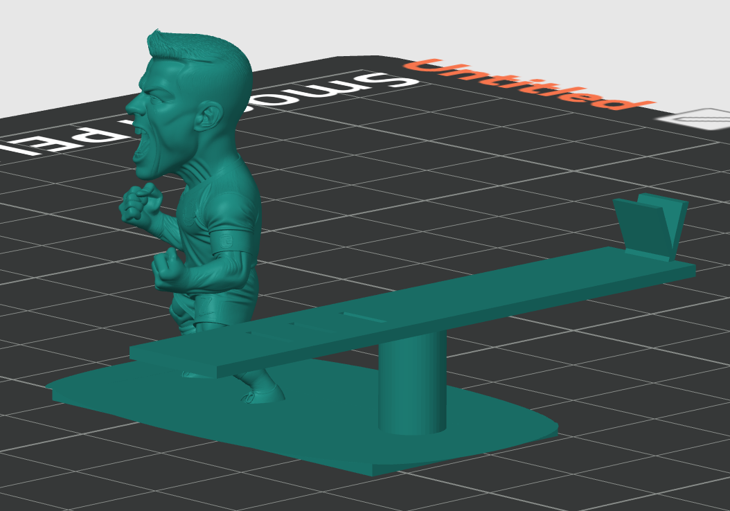 Cristiano Ronaldo Cake topping Custom sign holder