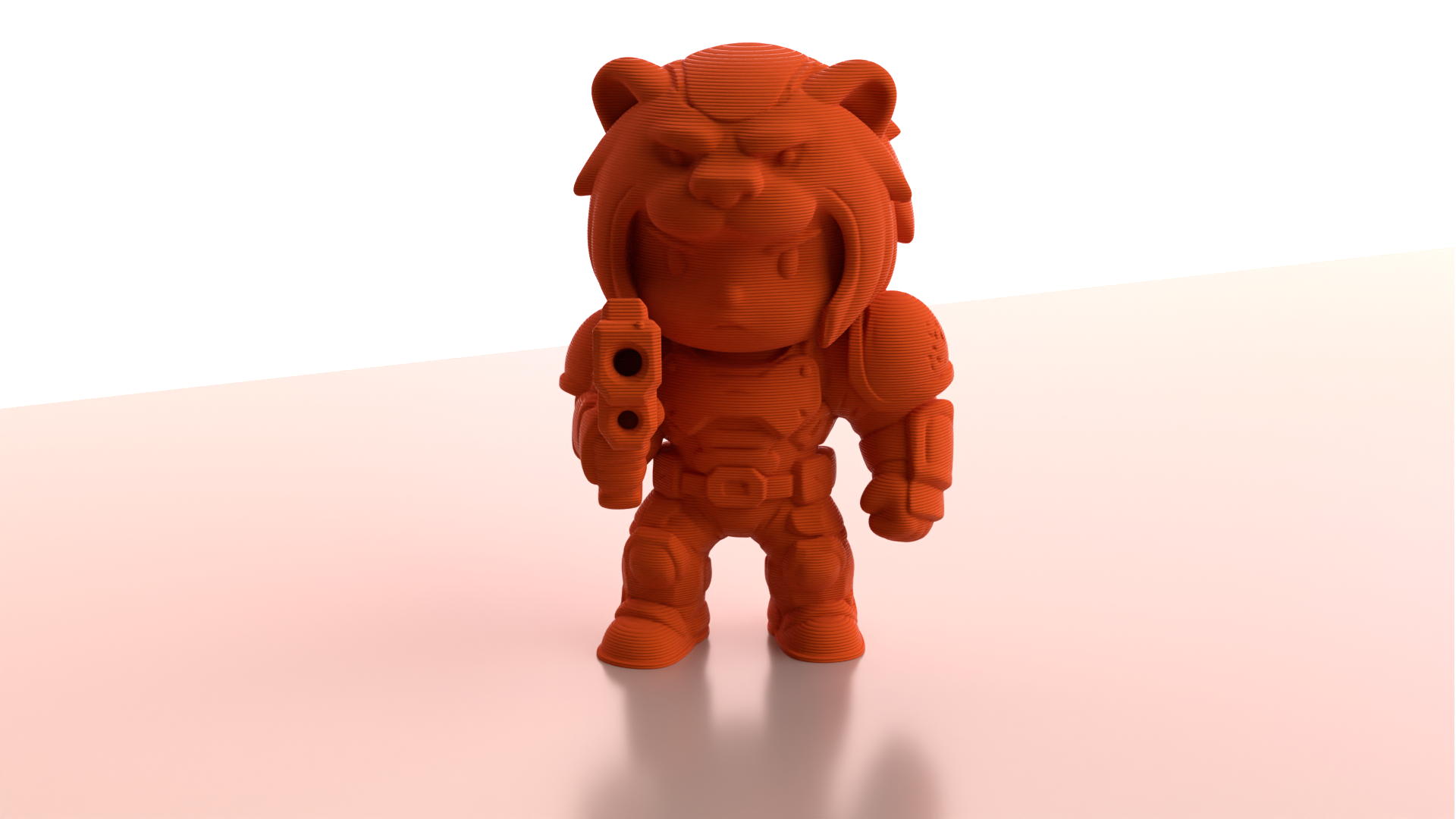 Cute Doom Slayer Figurine