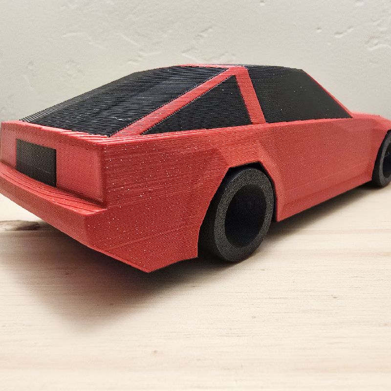 Low Poly Nissan 300ZX Z31 by Turtleman | Download STL model
