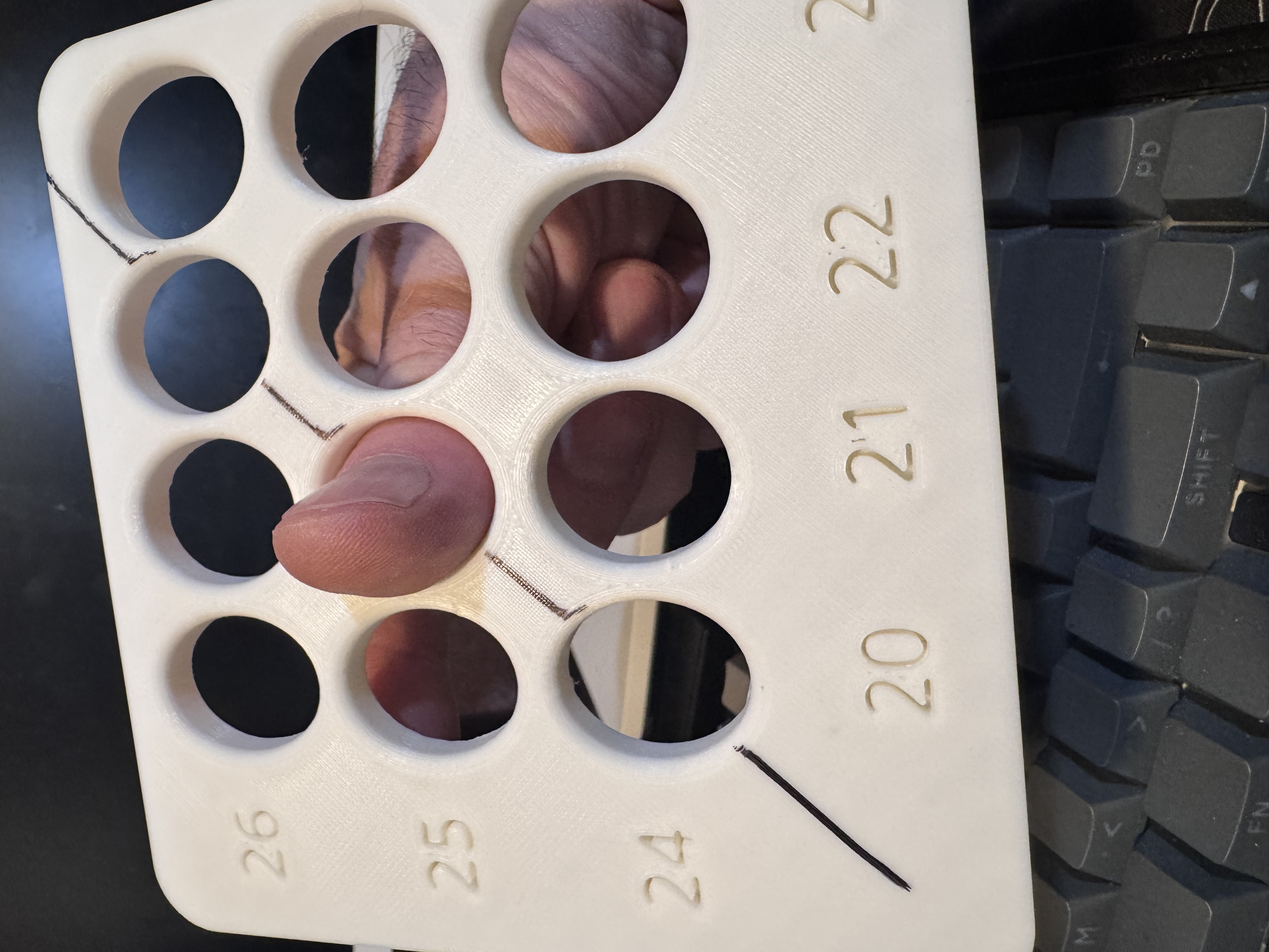 Korean Archery Thumb Ring Sizer