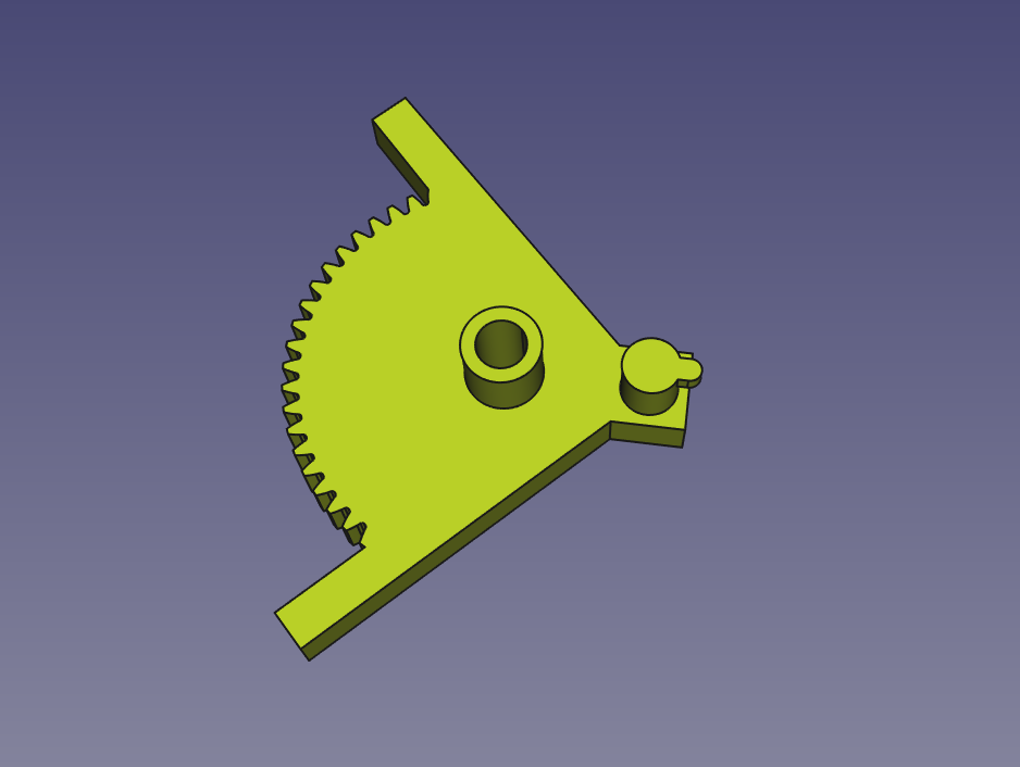 Funhouse / Road Show animatronic head sector gear (03-8470 compatible)