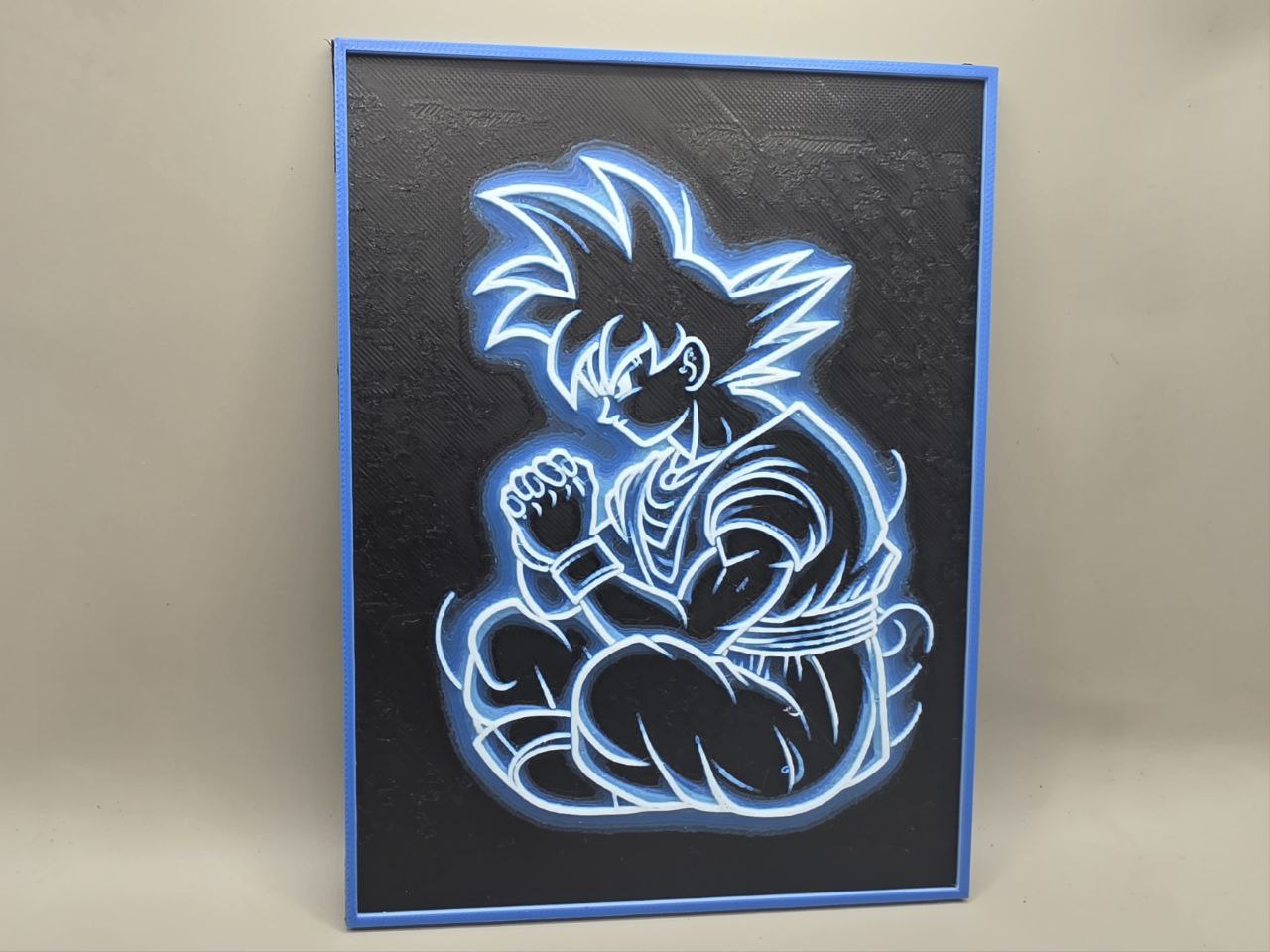Son Goku Neon Style - HueForge