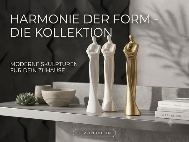 Moderne Ehepaar-Skulptur