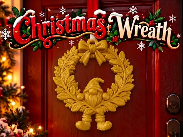 Christmas Gnome Wreath
