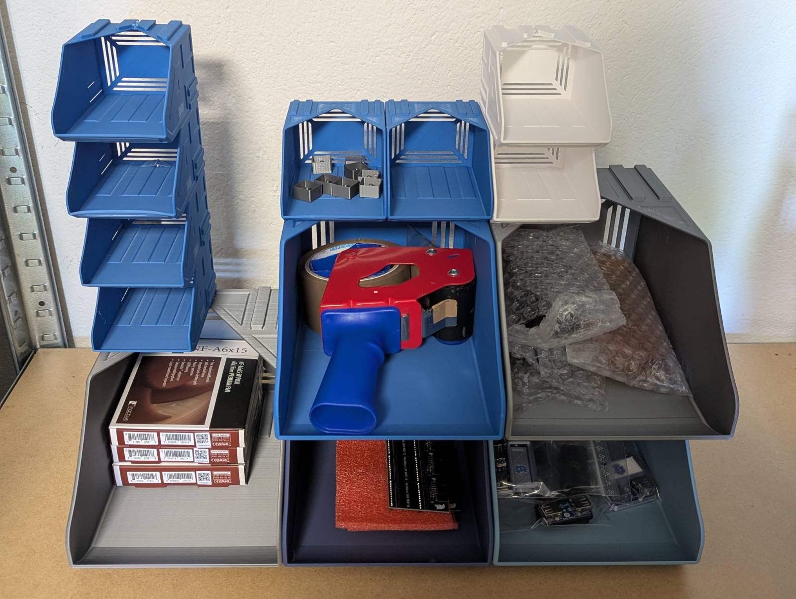 Stackable Interlocking Bins