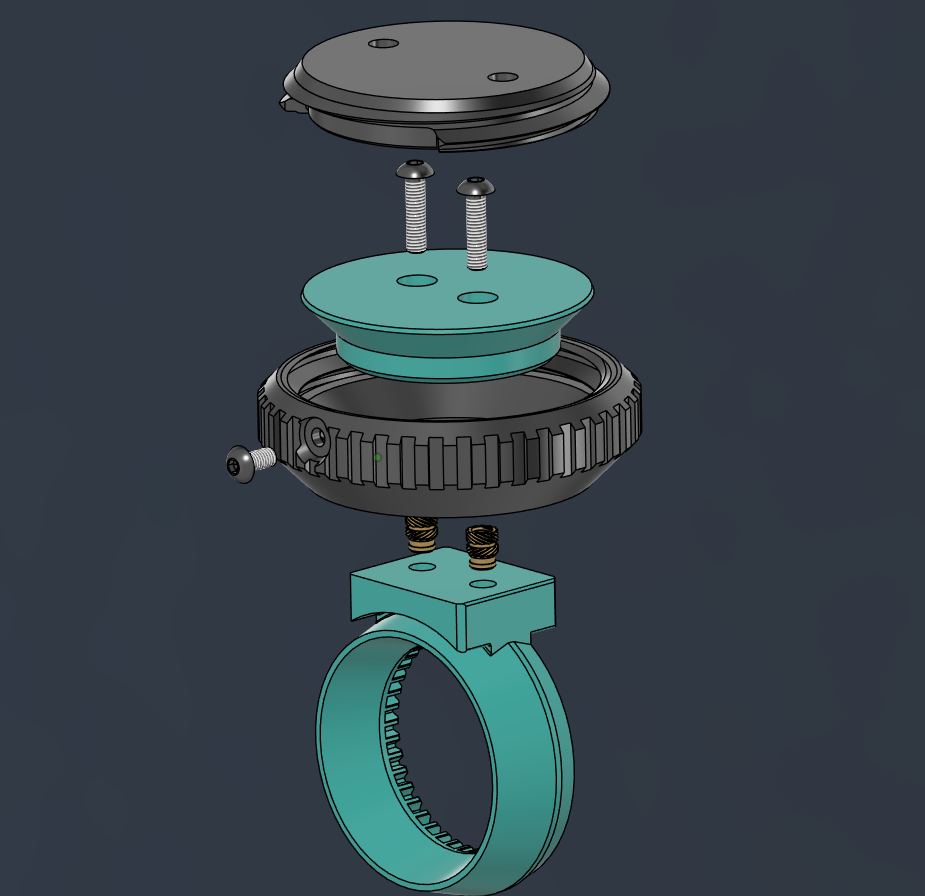 Low profile base for Articulated Arm