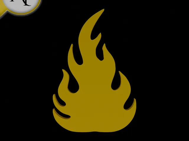 Simple Flame Symbol - 2D Art