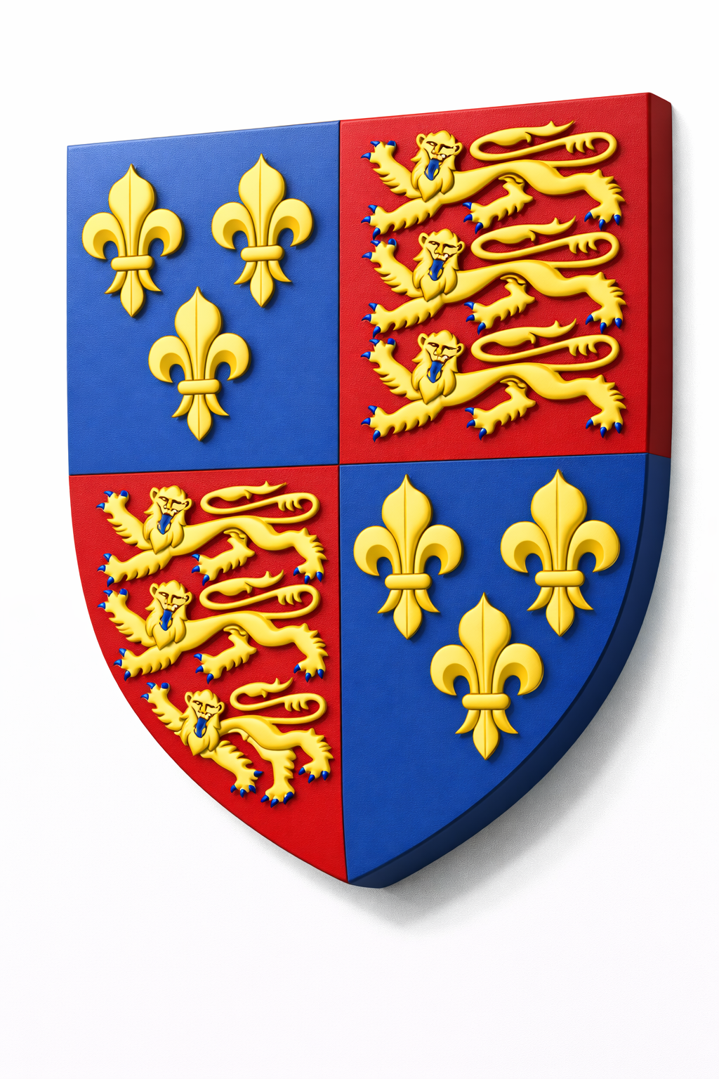 The Royal Coat of Arms of King Henry V of England Heraldic Heraldry