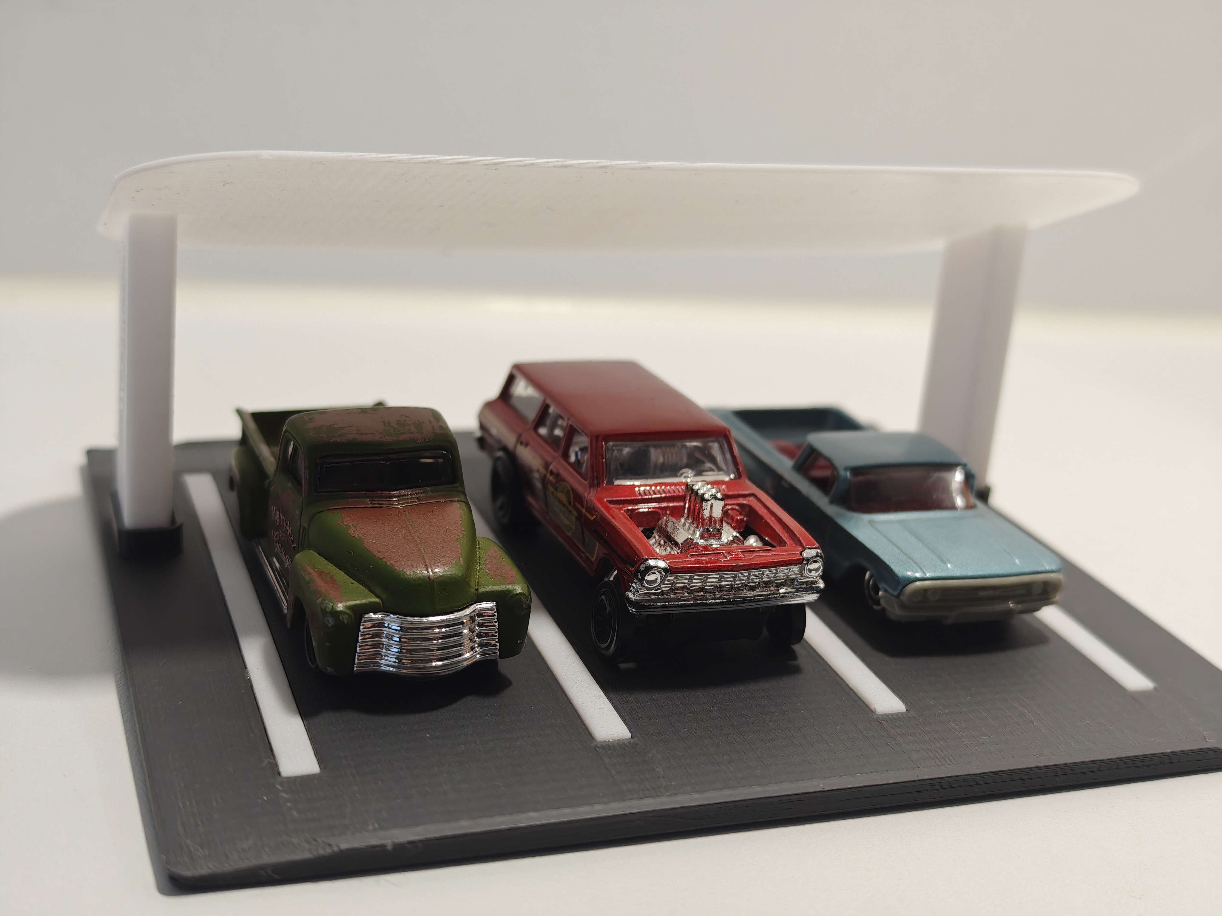 Hotwheels Garage Stand Matchbox Display Parking hot wheels — thumbnail 4